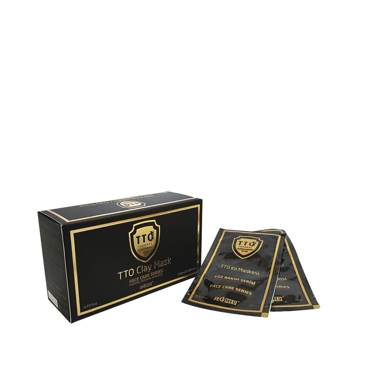 TTO Thermal Clay Mask - 12 x 10ml - Deep Cleansing & Purifying Skincare Treatment