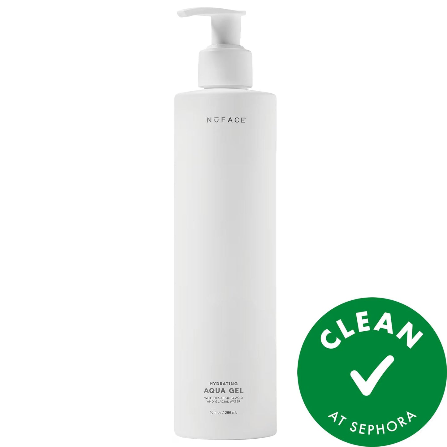 NuFACE Hydrating Aqua Gel: 24-Hour Moisture, Enhance Microcurrent Results, Plump & Smooth Skin with Hyaluronic Acid