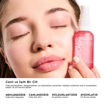 Cream Co. Skin Plumping Moisturizer Duo: PEP + MO - Boosts Elasticity, Reduces Fine Lines & Deeply Hydrates - Hypoallergenic, Paraben & Sulfate-Free Anti-Aging Skin Care Set