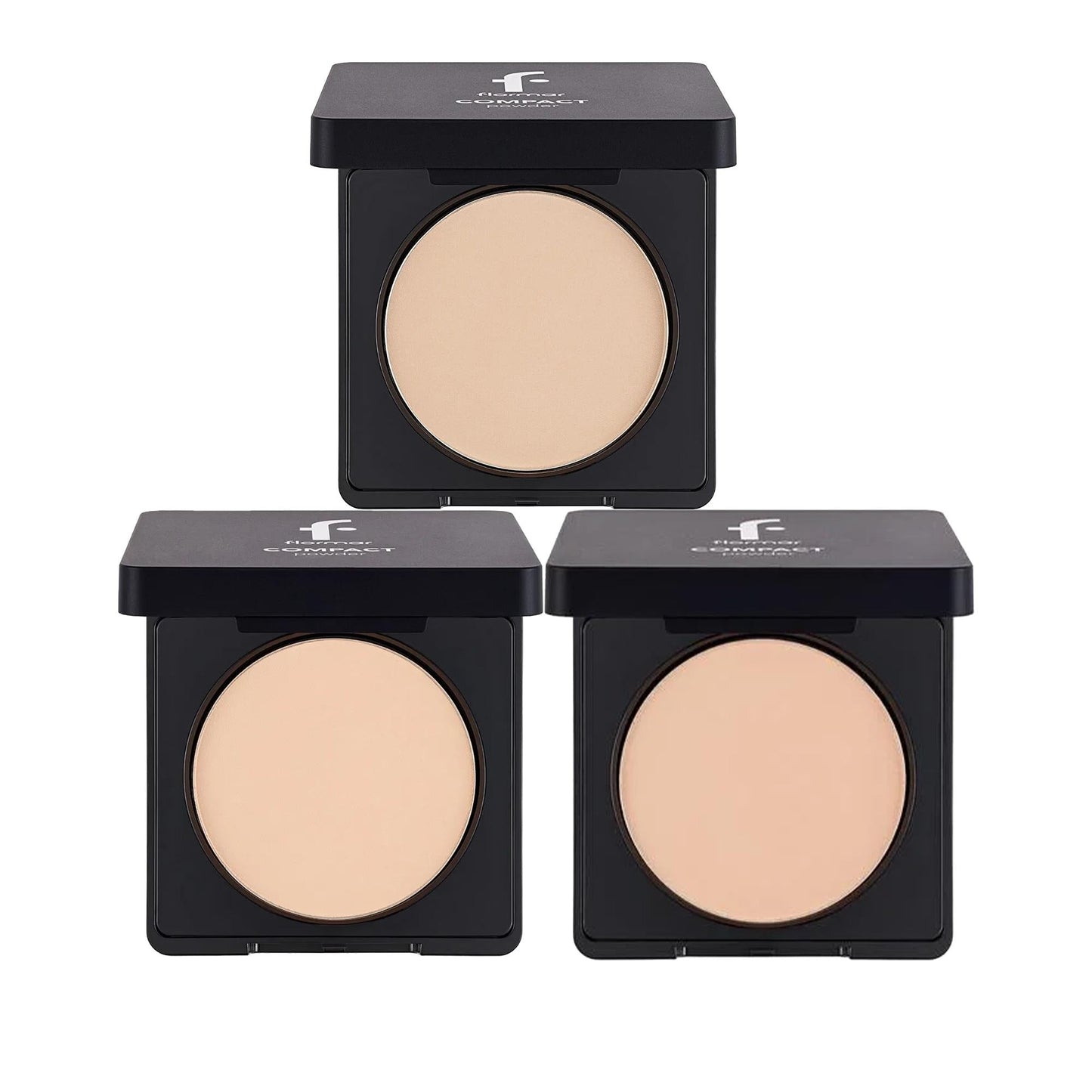 Flormar Compact Powder - High Pigment, Semi-Matte Finish, Portable Makeup for Matte Look Enthusiasts