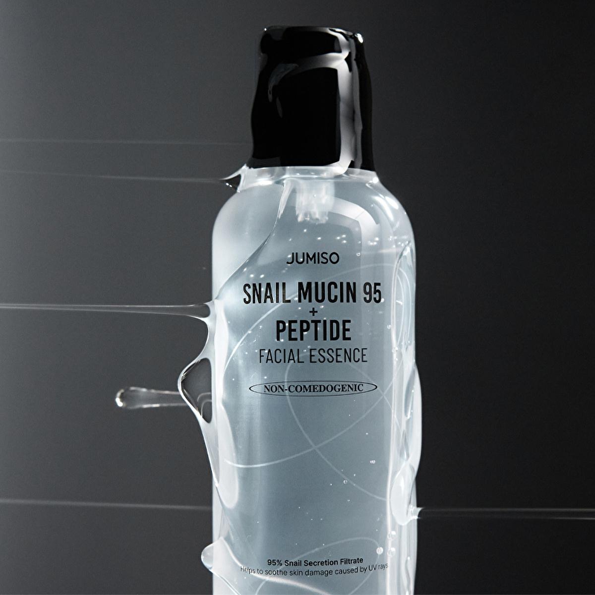 Jumiso Snail Mucin & Peptide Facial Serum: Boost Elasticity, Repair Skin Barrier, Korean Anti-Aging Formula - 50ml
