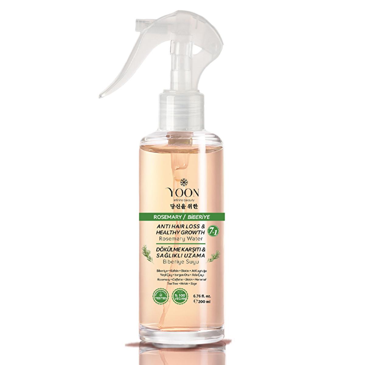 Yoon Hair Care Serum with Rosemary Extract - Anti-Hair Loss, Promotes Hair Growth & Healthier Scalp