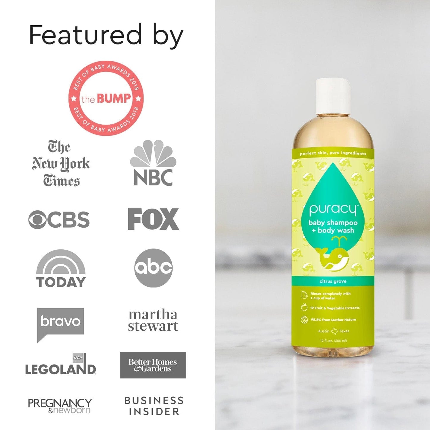 Baby Shampoo & Body Wash (Tear-Free) - M2G