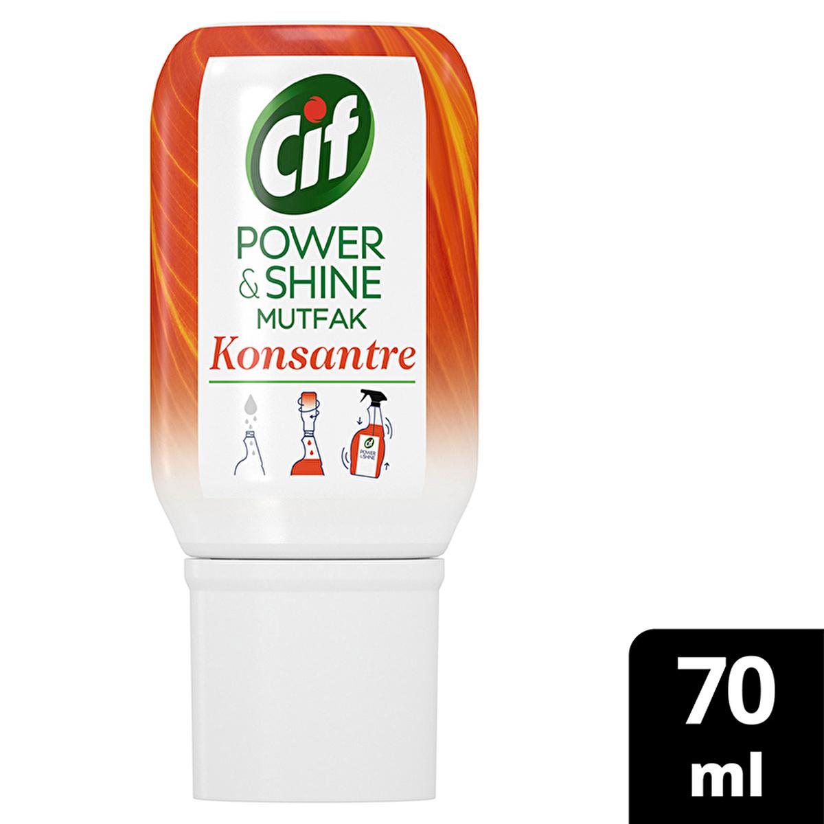 Cif Cif Power & Shine Concentrate - Refillable Kitchen Cleaning Solution with Cleanboost Technology