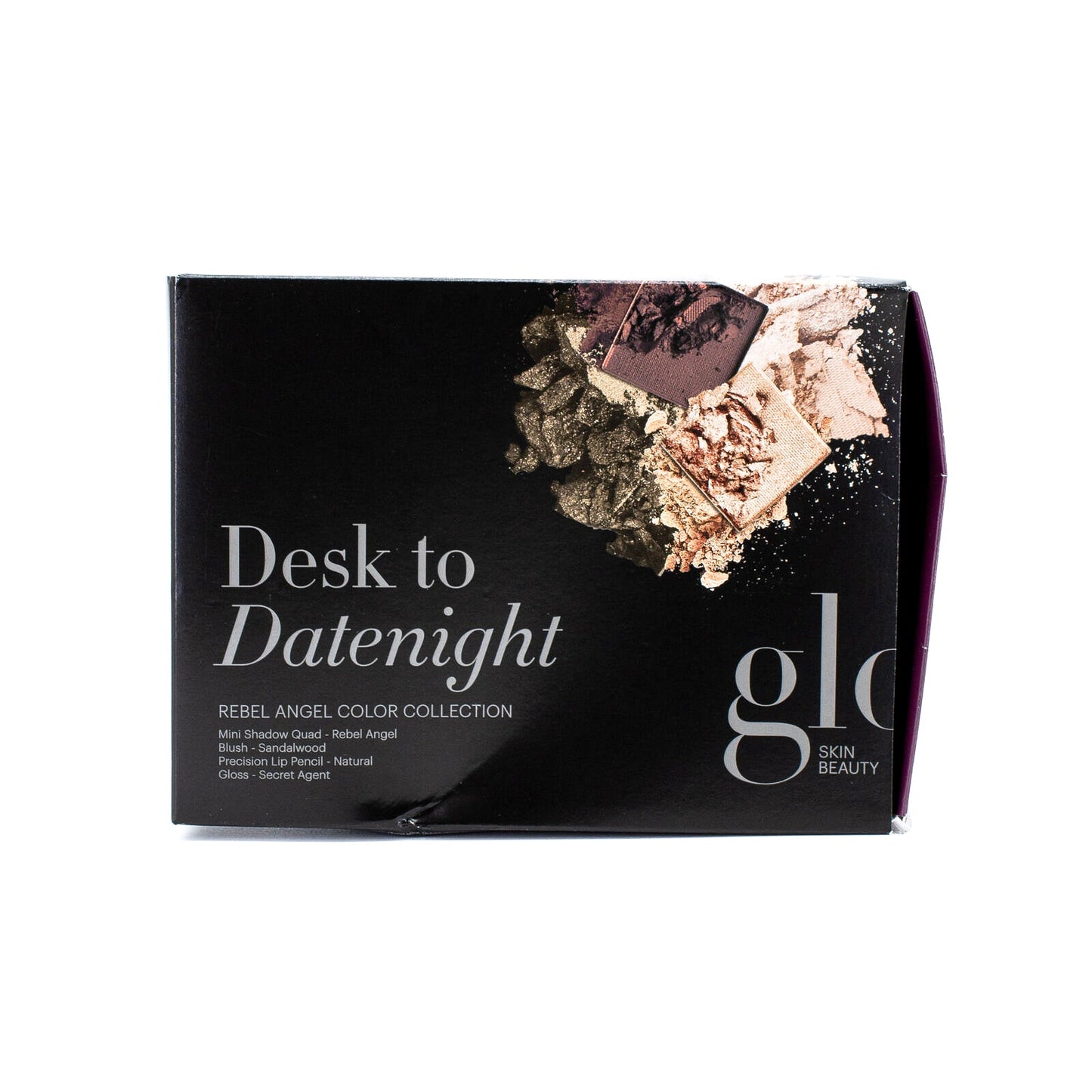 glo SKIN BEAUTY Desk to Datenight Rebel Angel Collection 4 piece - Imperfect Box - M2G