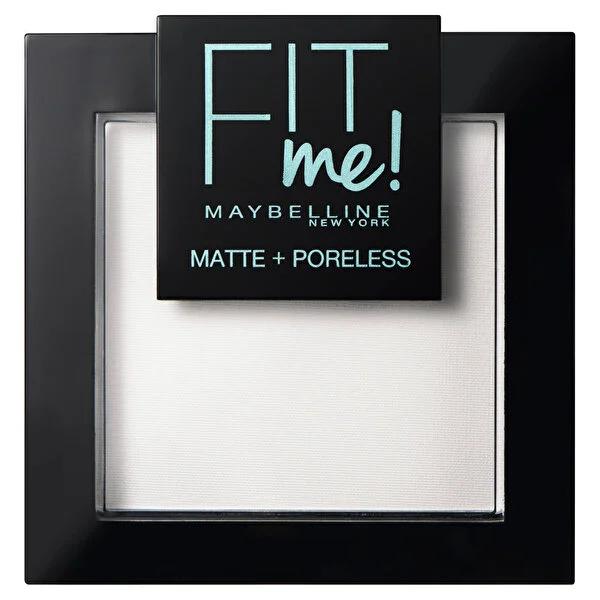 Maybelline New York Fit Me Matte+Poreless Foundation Powder - Natural Matte Finish, Minimizes Pores & Controls Shine