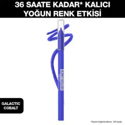 Maybelline New York Gel Eyeliner - 819 Galactic Cobalt, Long-Lasting and Waterproof Burgundy Eye Makeup