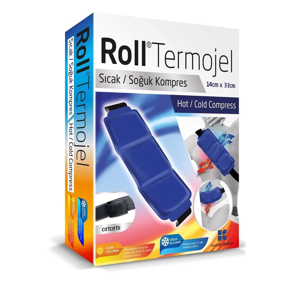 Roll TermoJel Reusable Hot and Cold Compress Pack - Thermogel Therapy for Muscle and Joint Pain Relief