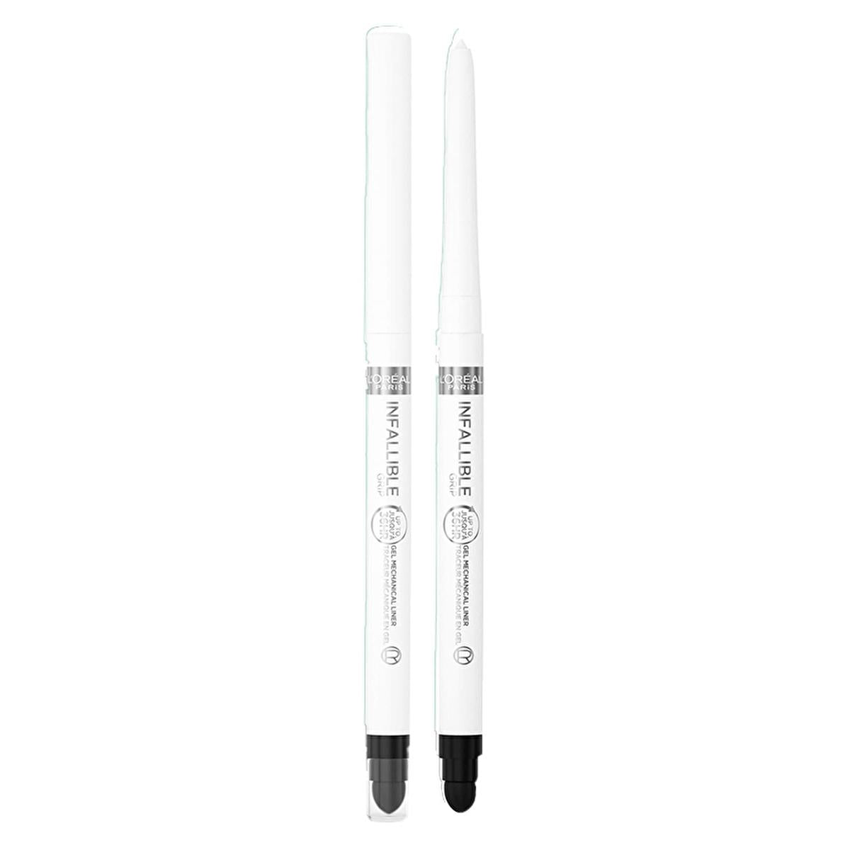 Loreal Paris Infaillible Automatic Eyeliner - Long-Lasting, Waterproof, Smudge-Proof, Polar White