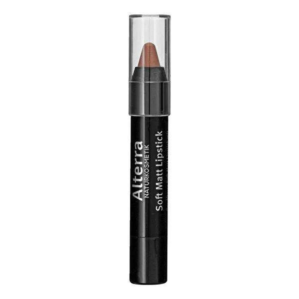Alterra Soft Matte Lipstick No:01 Terra Matt 3g - Organic Matte Lipstick with Shea & Argan Oil