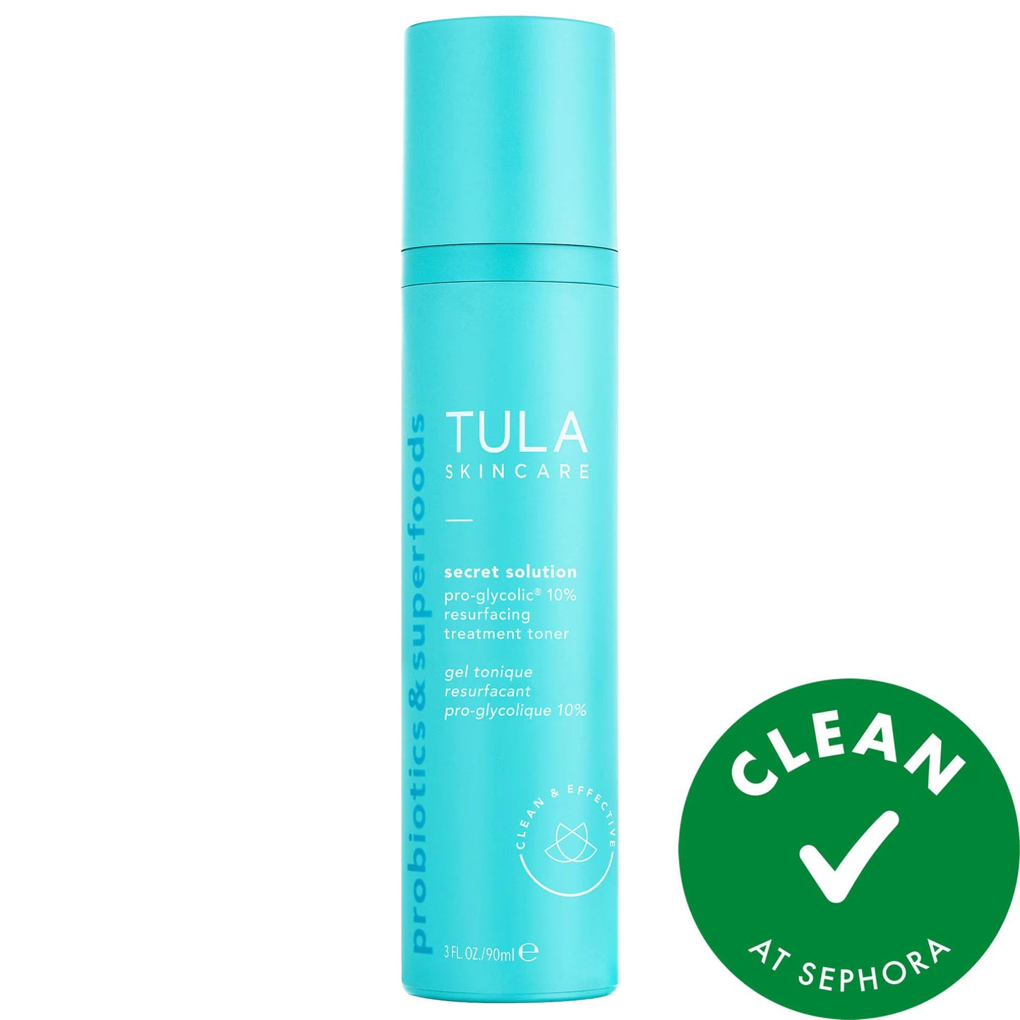 Secret Solutions Pro-Glycolic 10% Resurfacing Treatment Toner - Glycolic Acid Toner for Smooth, Even Skin