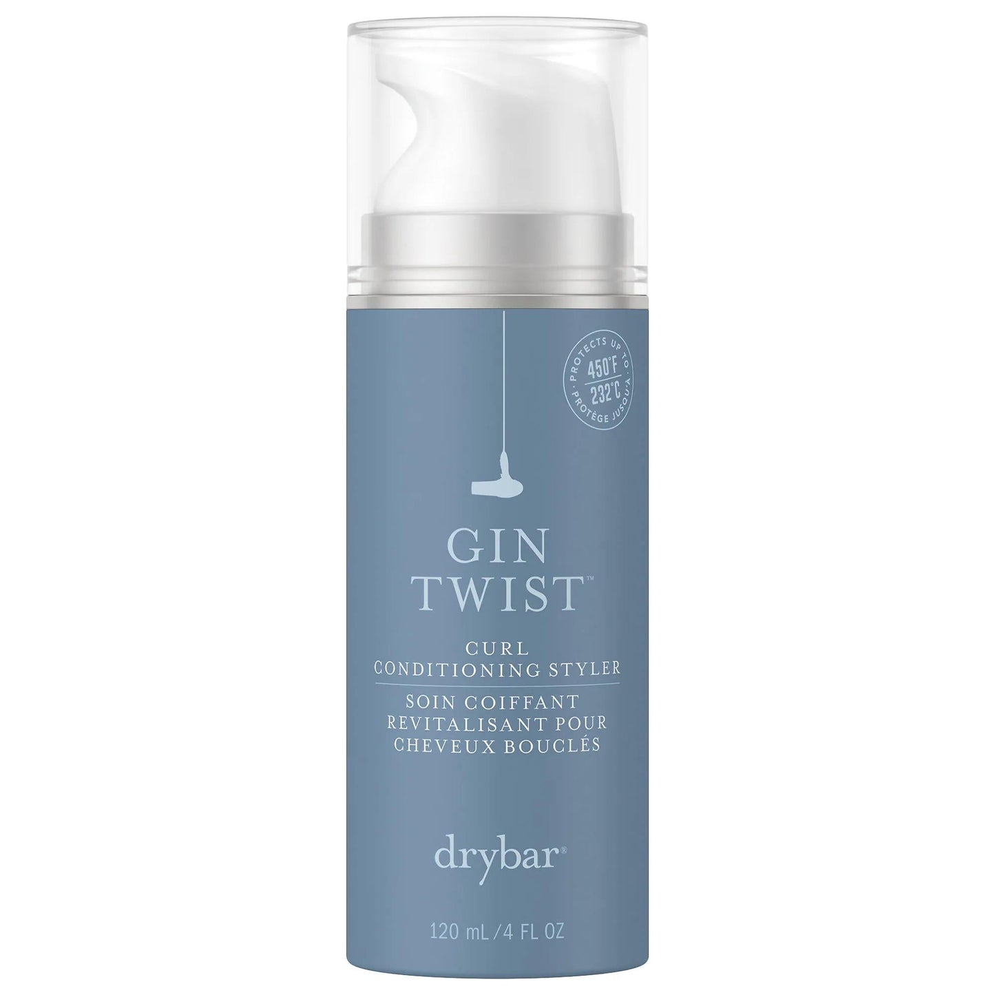 Gin Twist Leave-In Conditioning Styler - Enhances Curls, Heat Protectant up to 450°F