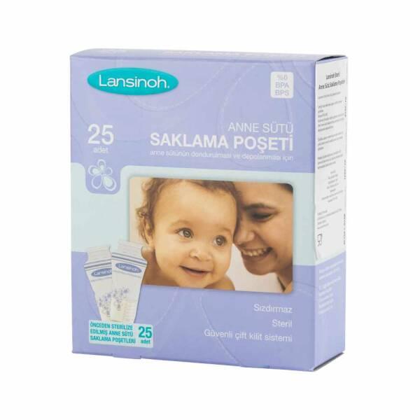 Lansinoh Breast Milk Storage Bags - BPA Free, Sterile & Leak-Proof (25 Count)
