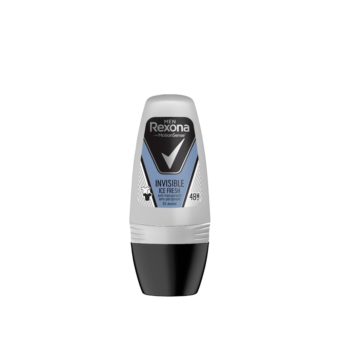 Rexona Men Ice Fresh Deodorant Roll-On for Men - 50ml, Antiperspirant Protection, Long-Lasting Freshness