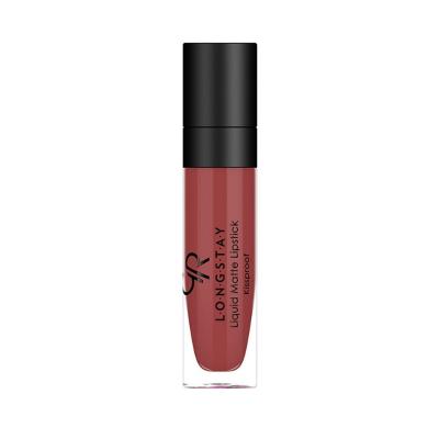 Golden Rose Liquid Matte Lipstick - Long-Lasting Lip Color with Vitamin E & Avocado Oil