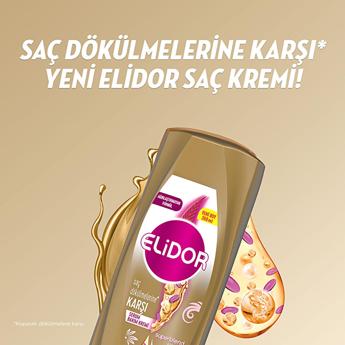 Elidor Hair Loss Conditioner: E Vitamin, Chia Seed Oil & Keratin - Hair Breakage Treatment, Strengthening Hair Conditioner, Hair Repair, Split Ends - 11.83 fl oz