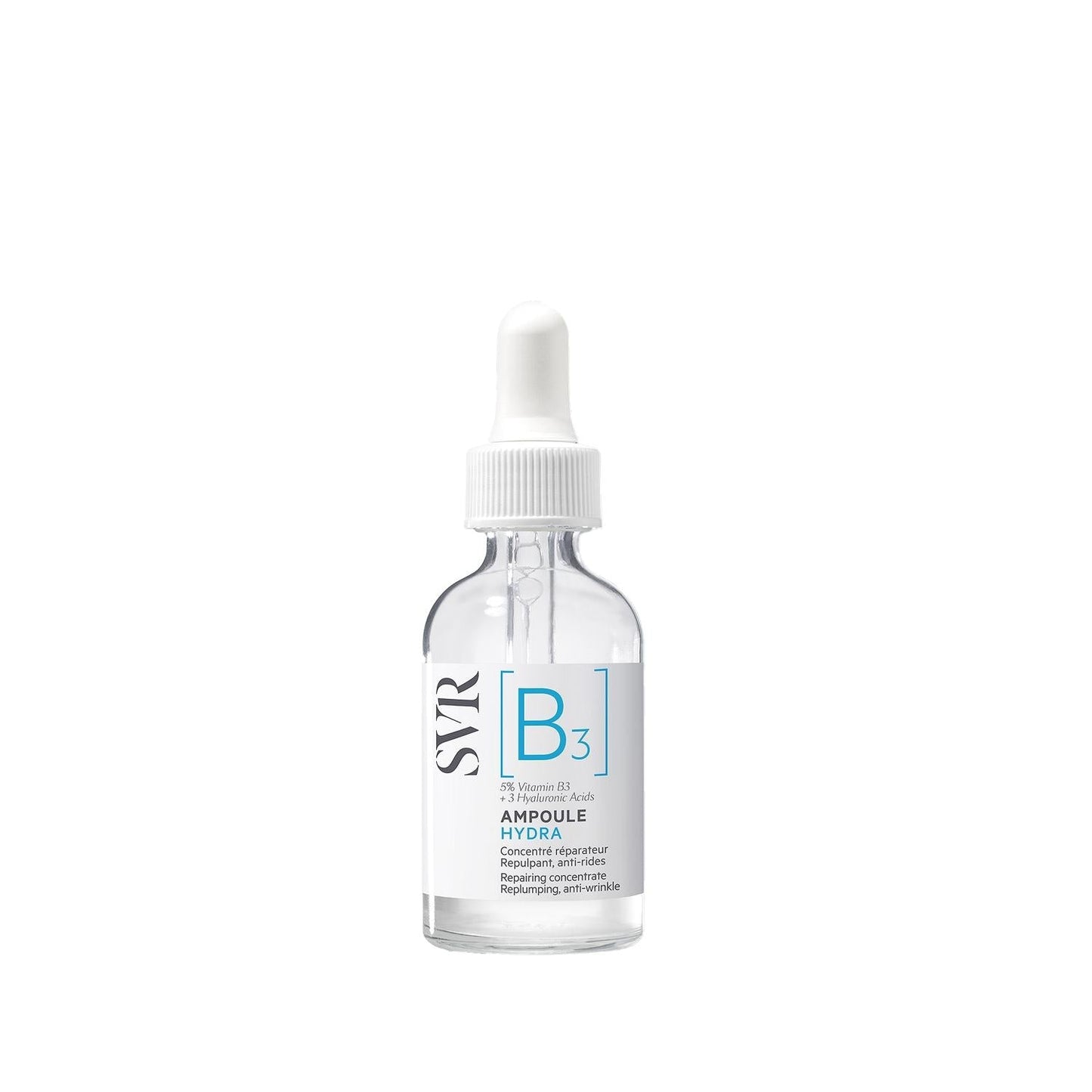 SVR Hydrating Serum - SVR B3 Ampoule Hydra Serum 30ml with Niacinamide & Hyaluronic Acid for Soothing & Anti-Aging