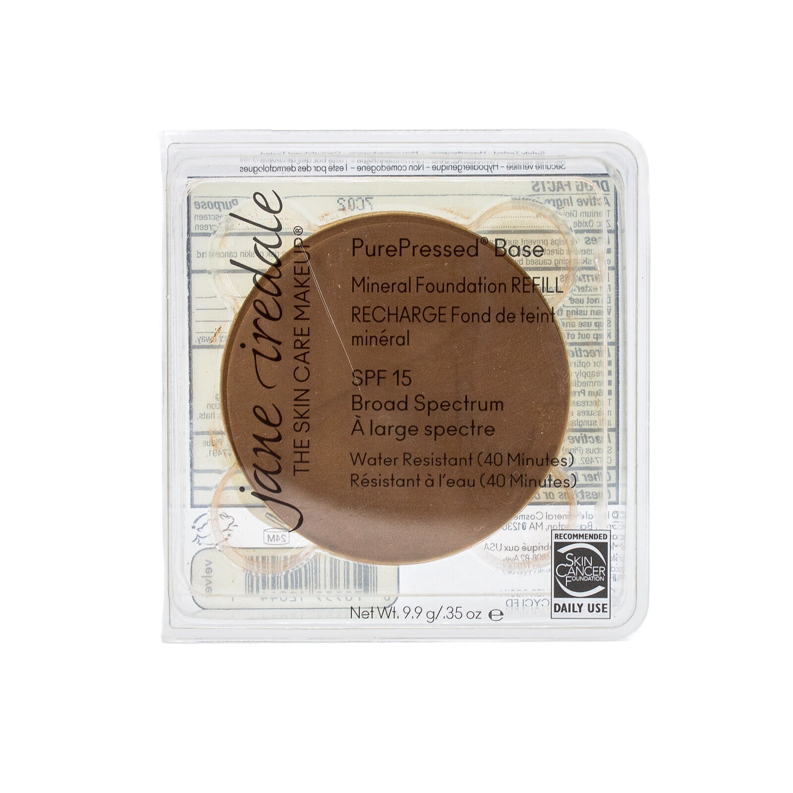 jane iredale PurePressed Foundation Refill VELVET .35oz - Imperfect Container - M2G