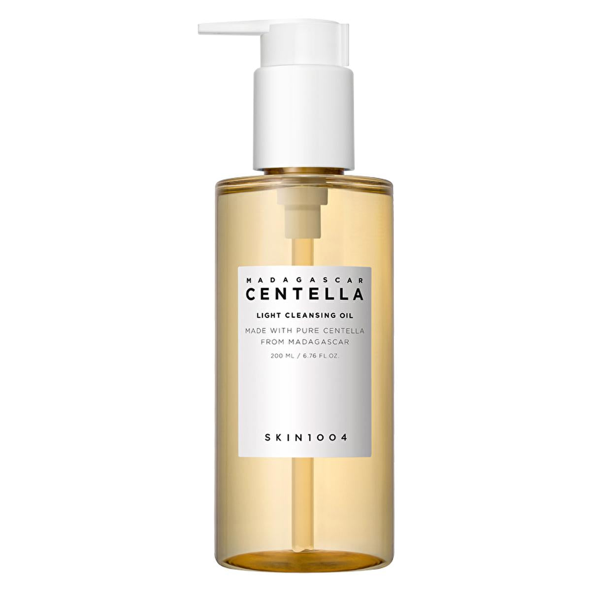 Skin1004 Madagascar Centella Cleansing Oil: Gentle K-Beauty Facial Cleanser & Makeup Remover for Sensitive Skin - 200ml