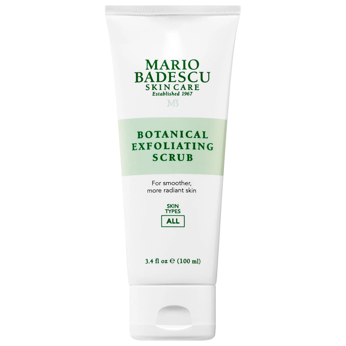 Botanical Exfoliating Scrub by Botanical Skincare - Vegan, Cruelty-Free, Natural Exfoliant for Smoother Skin