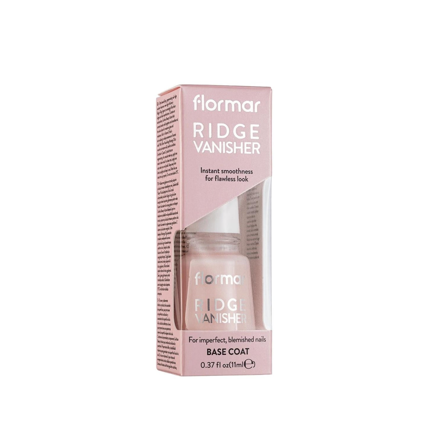 Flormar Ridge Vanisher Moisturizing Nail Polish Base for Dry Nails - 11ml