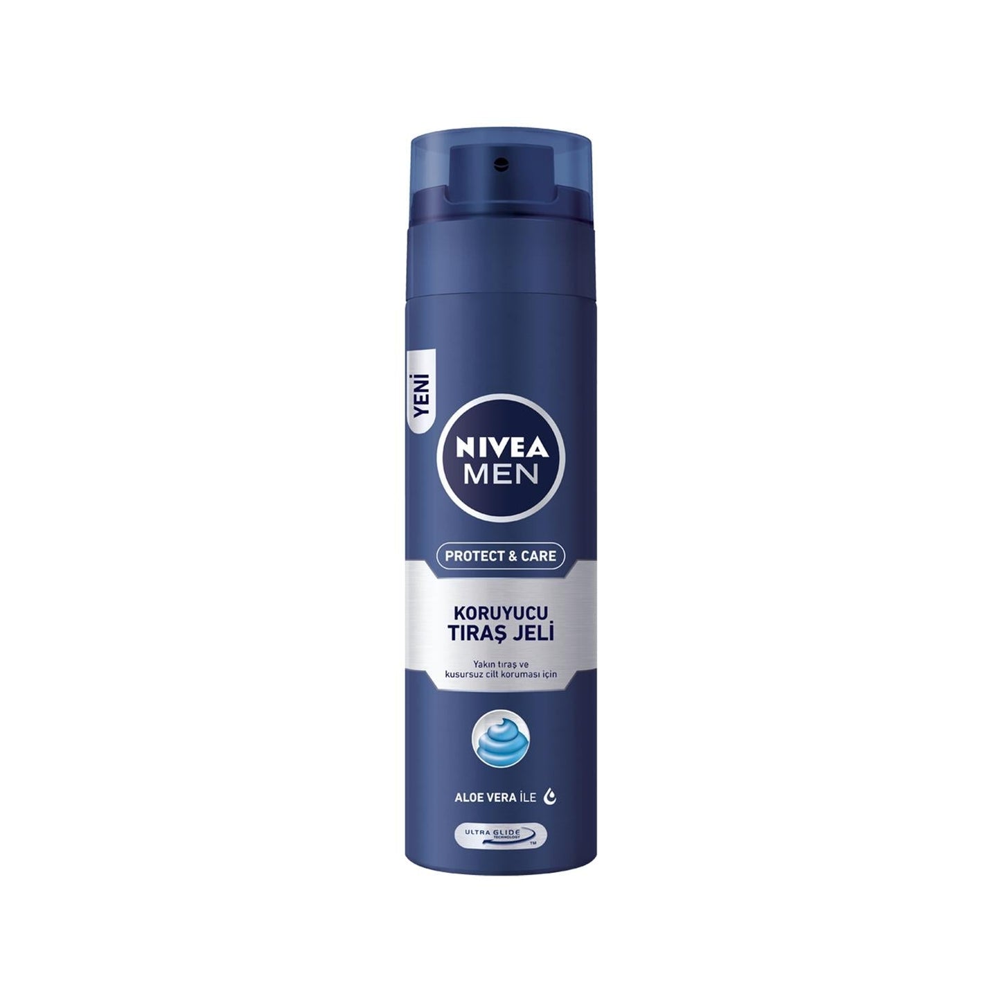 Nivea Men Protect&Care Shaving Gel 200ml - Smooth Shave, Skin Protection