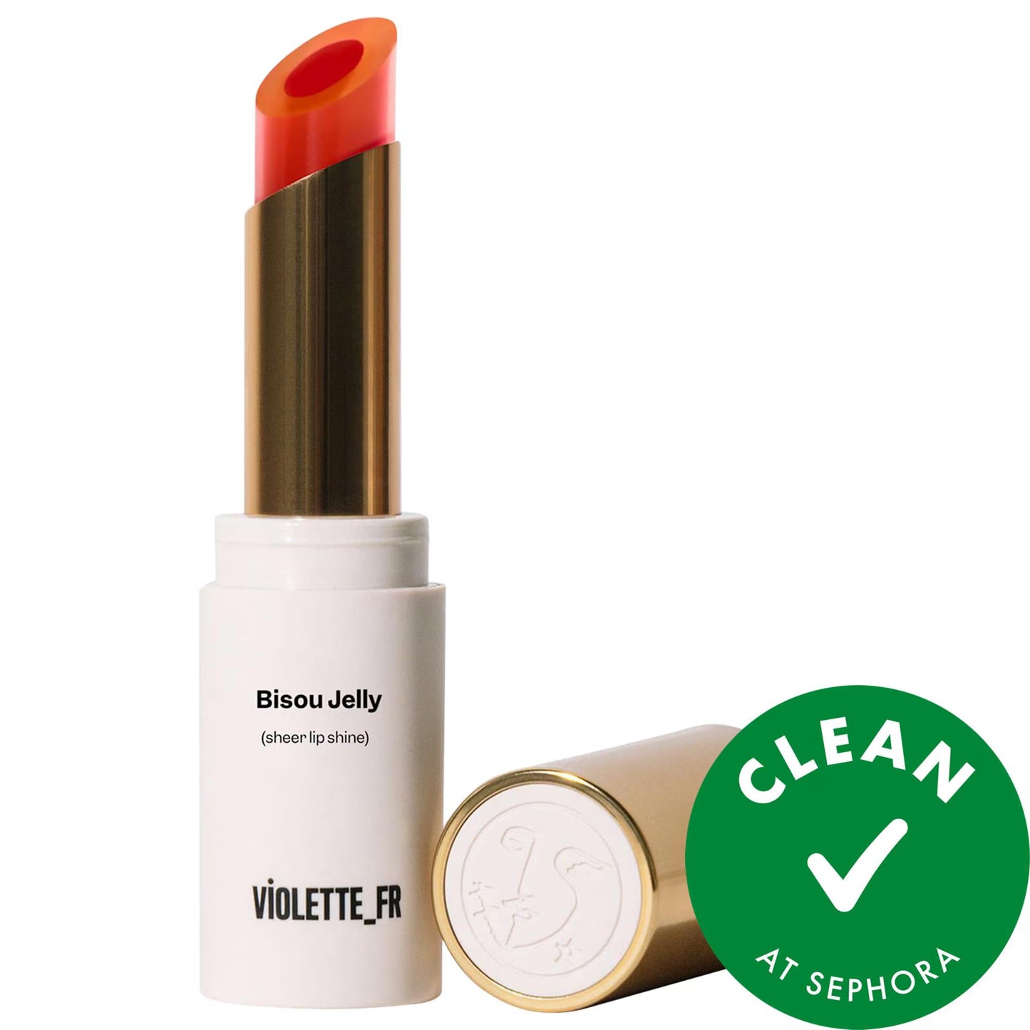 BISOU JELLY Sheer Shine Hydrating Lipstick - Vegan, Gluten-Free, Cruelty-Free Lip Care