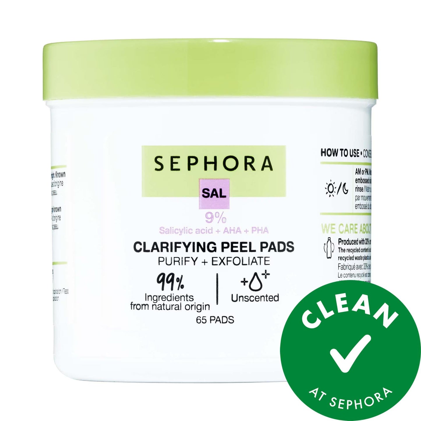 Dermalogica Clarifying Peel Pads with Salicylic Acid - Exfoliating Wipes for Acne, Vegan Skincare Products