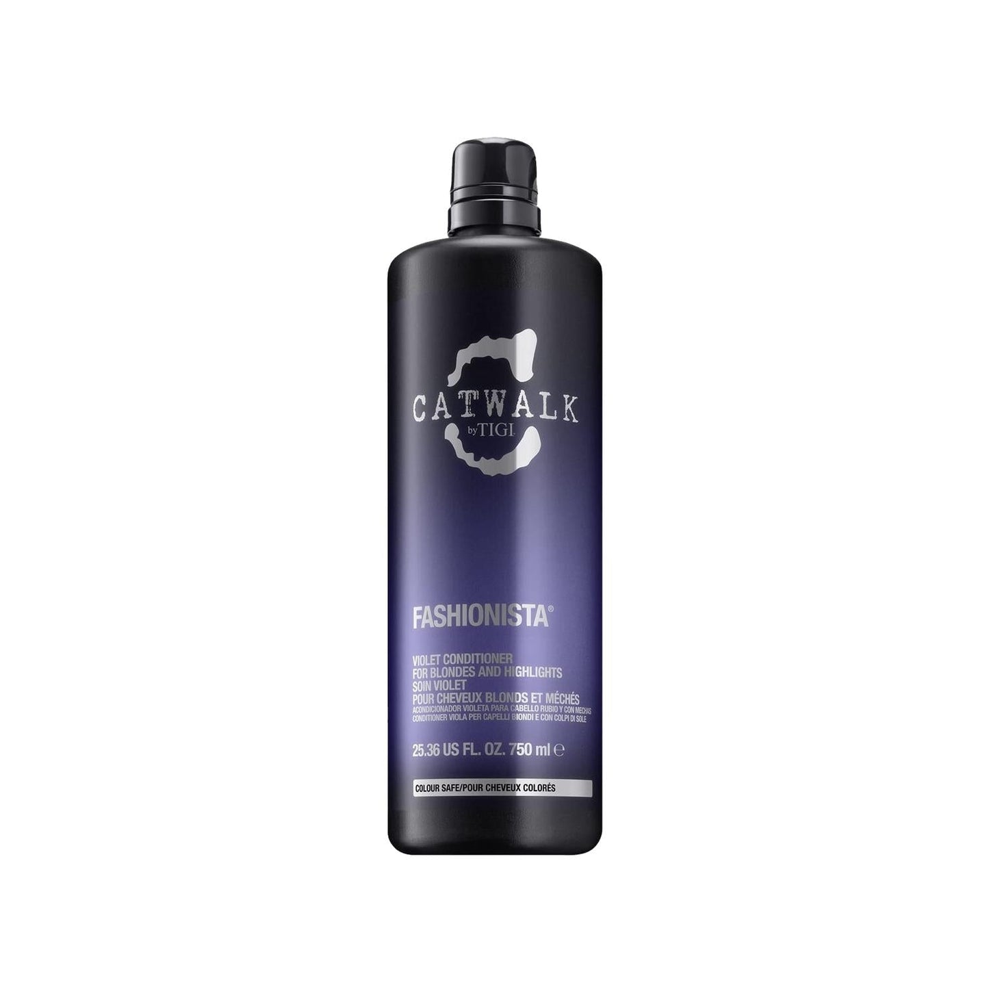 Tigi Catwalk Fashionista Purple Shampoo for Blonde Hair - Sulfate-Free, Color Protective, 25.36 fl oz