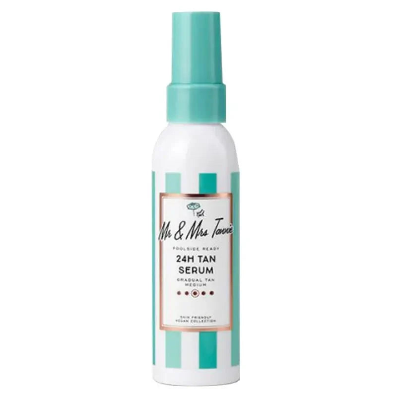 Mr-Mrs Tannie Self-Tanning Serum - 24 Hour Bronzing Effect, Moisturizing Skincare with Hyaluronic Acid & Aloe Vera