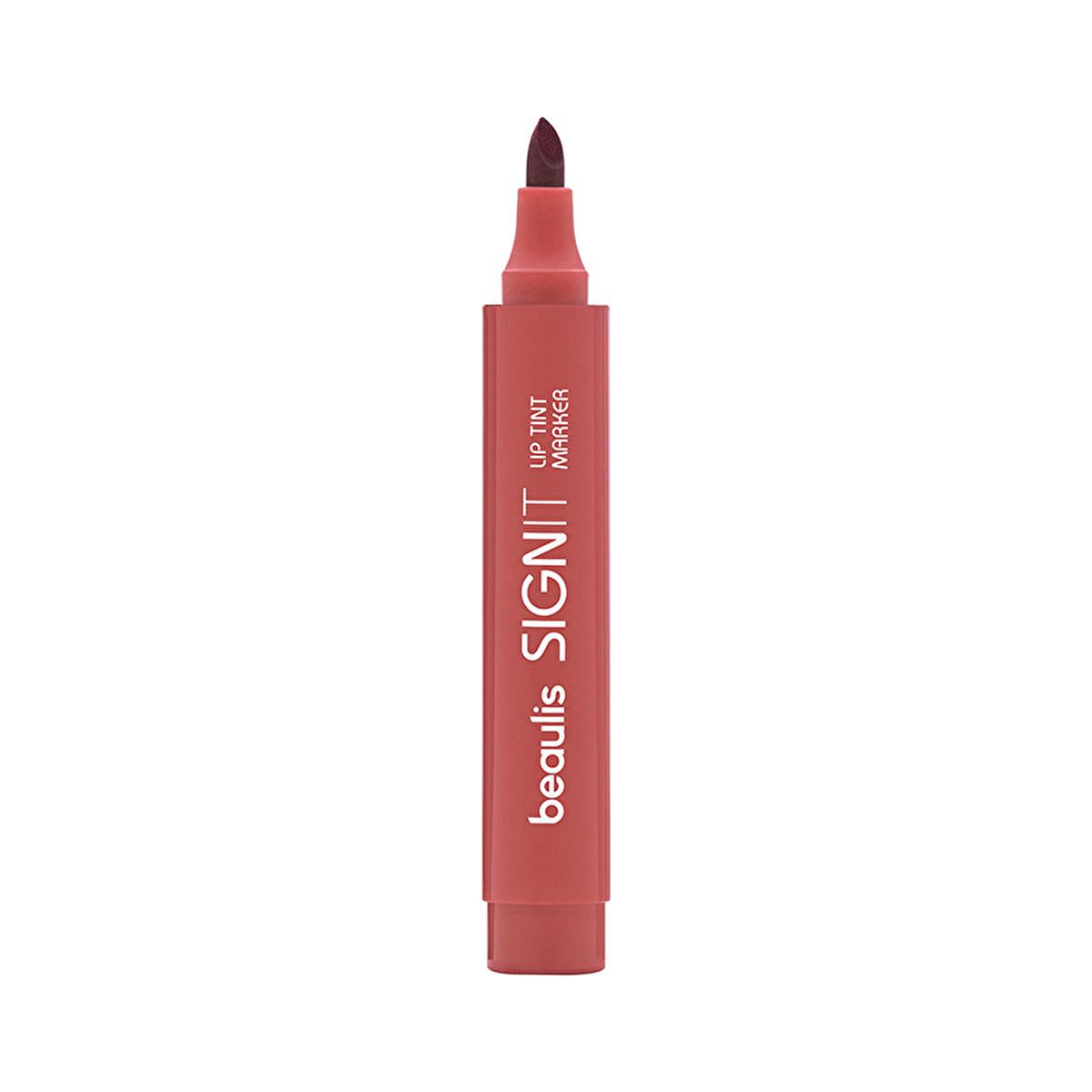 Beaulis Sign It Lip Tint Marker 167 Nude Feels - Long Lasting Lip Color with Natural Finish