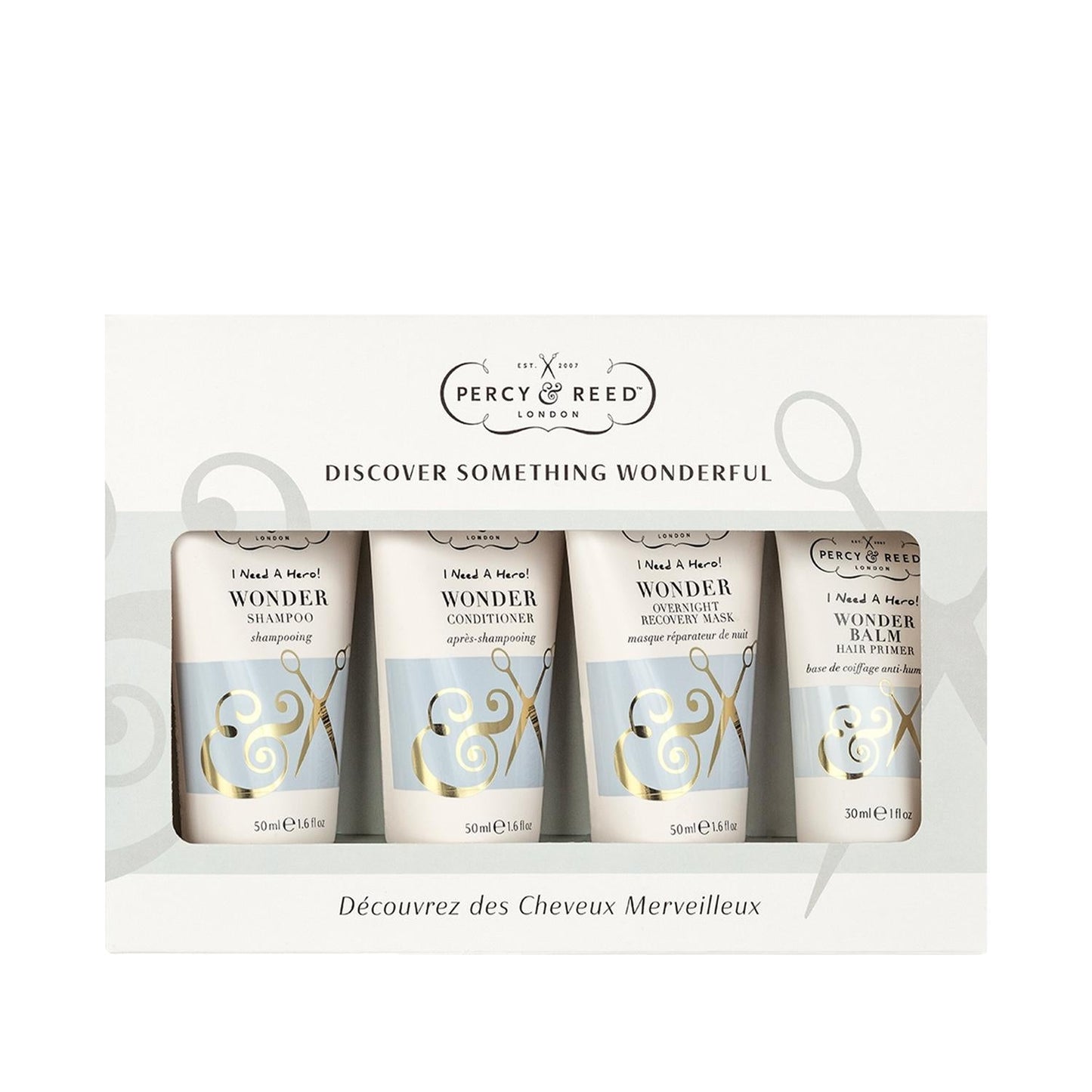 Percy & Reed Discover Something Wonderful Hair Care Set | Complete Routine, Giftable, & Discounted Hair Products