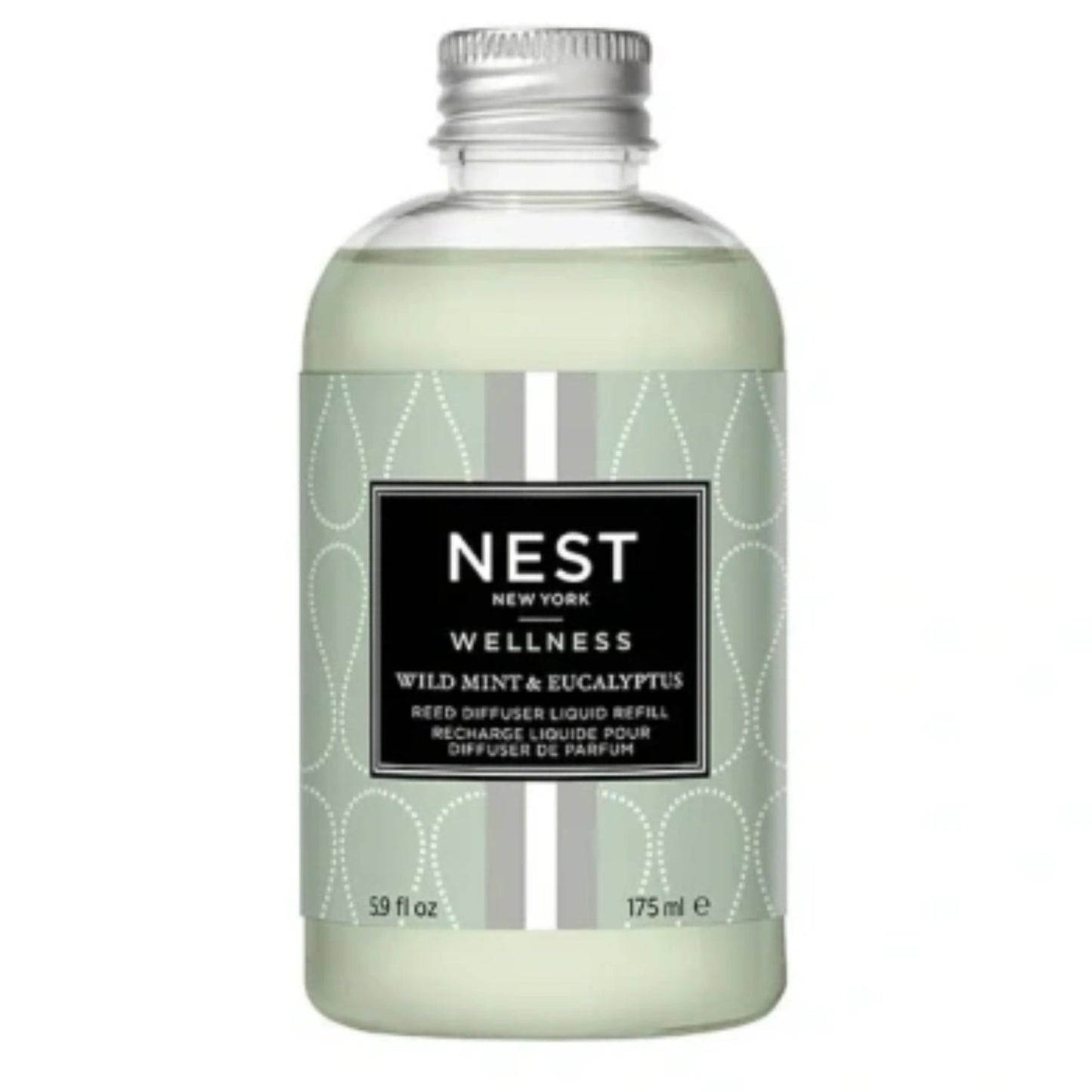 Nest New York Wild Mint & Eucalyptus Reed Diffuser Liquid Refill 5.9 Oz - M2G