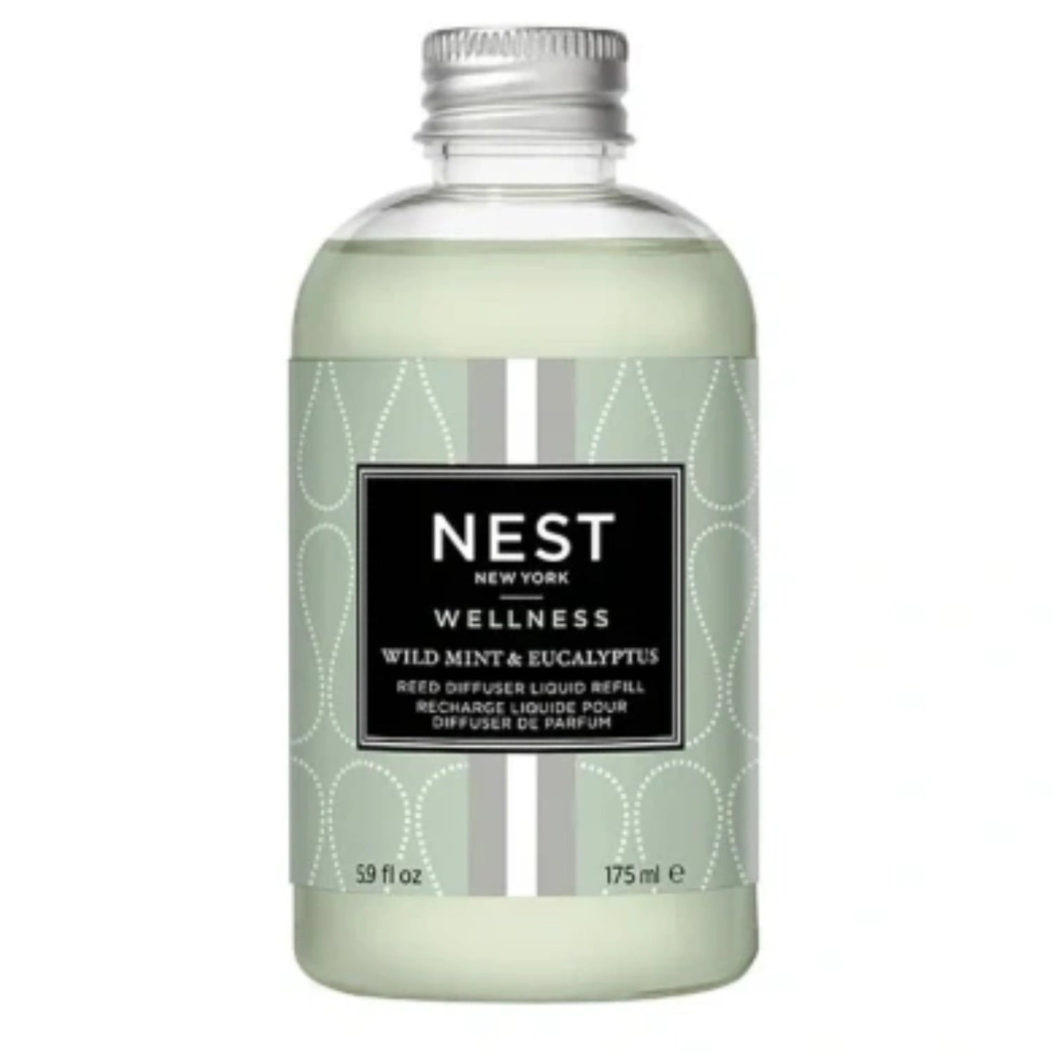 Nest New York Wild Mint & Eucalyptus Reed Diffuser Liquid Refill 5.9 Oz - M2G