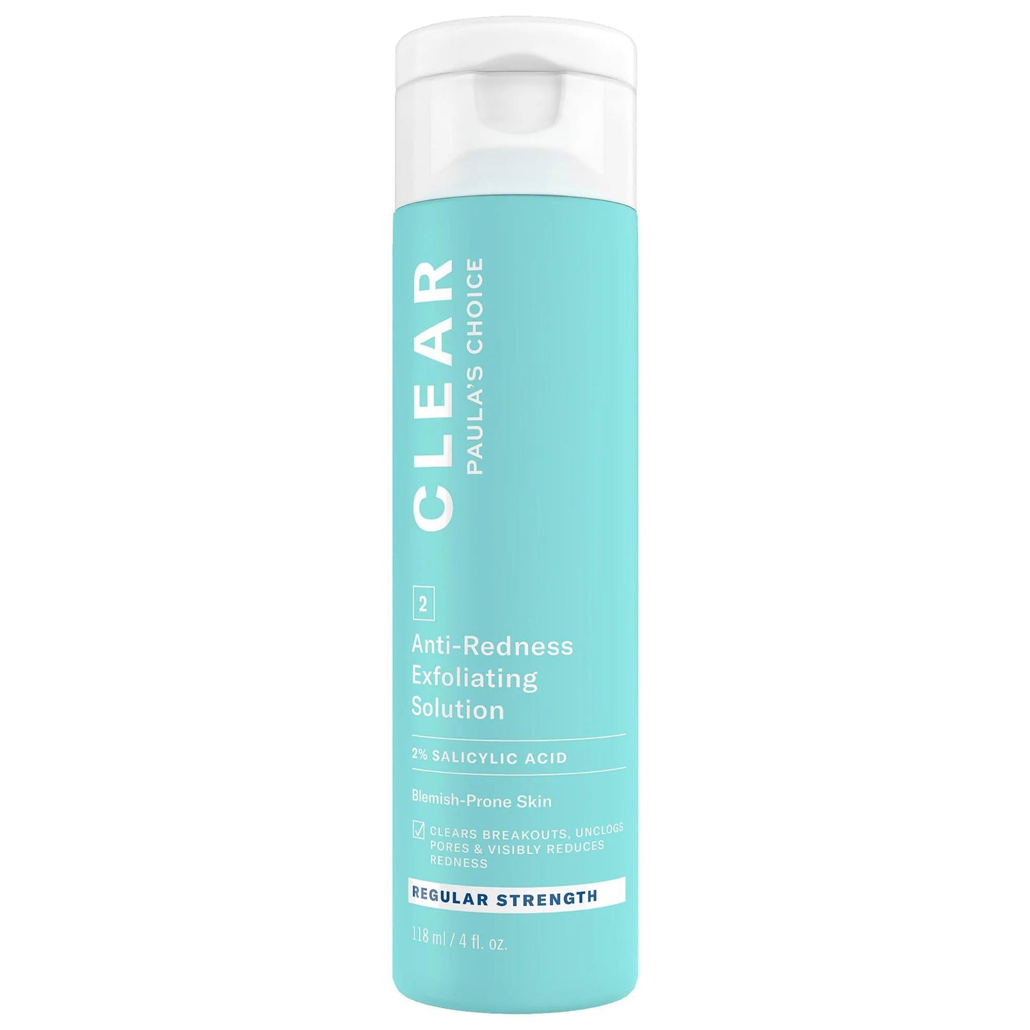 CLEAR Salicylic Acid Exfoliating Solution - 2% BHA for Acne, Redness Relief - Cruelty-Free Skincare