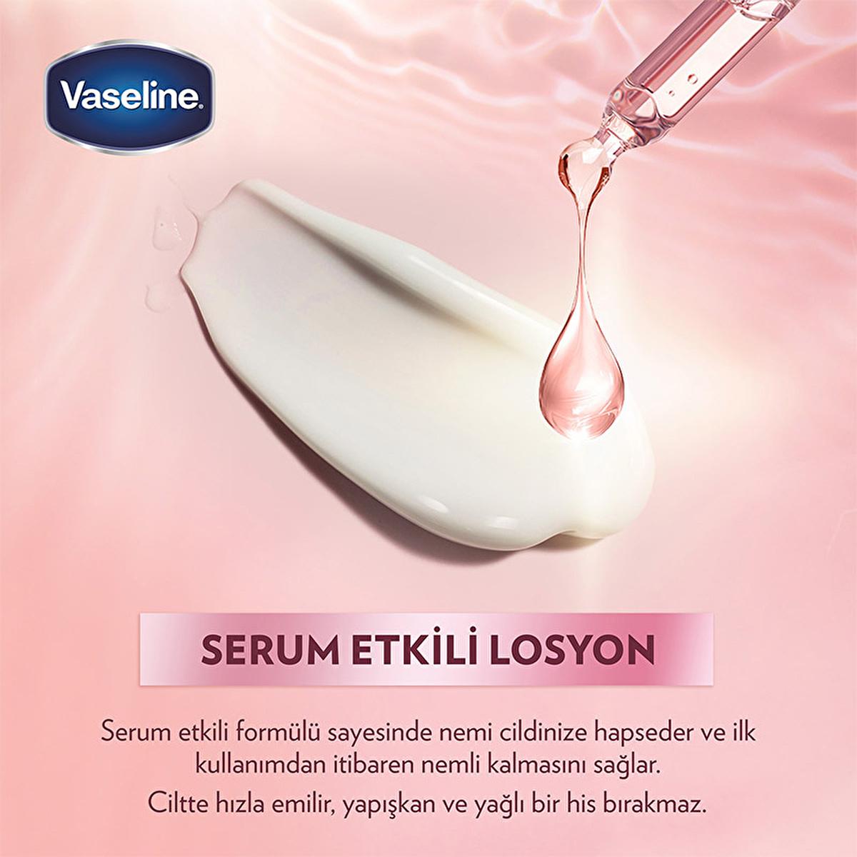 Vaseline Gluta-Hya Serum Burst Revitalizing Body Lotion - Moisturizing Body Lotion with Hyaluronic Acid & GlutaGlow Technology
