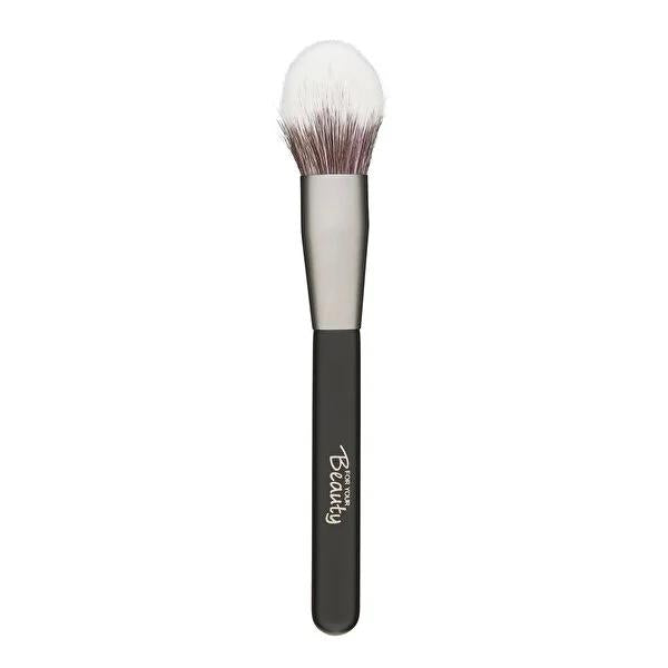 For Your Beauty Prof Deluxe Highlighter Brush - Vegan, FSC Certified Makeup Brush for Precise Application