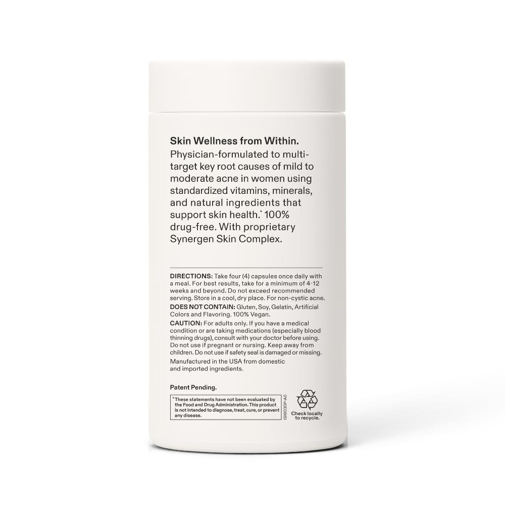Nutrafol Clear Skin Nutraceutical Acne Supplement 3-Month Supply - M2G