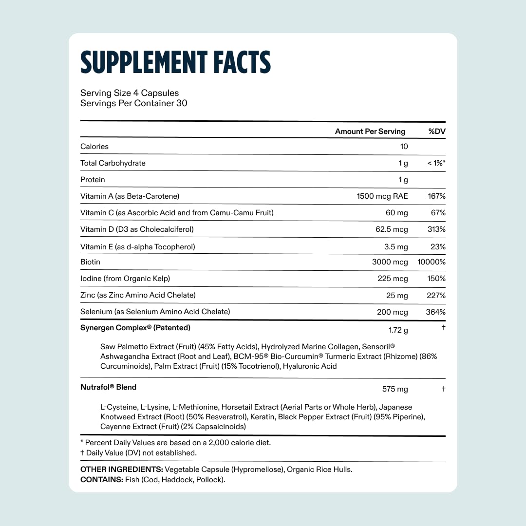 Nutrafol Men's Hair Growth Supplement 3-Month Supply - M2G