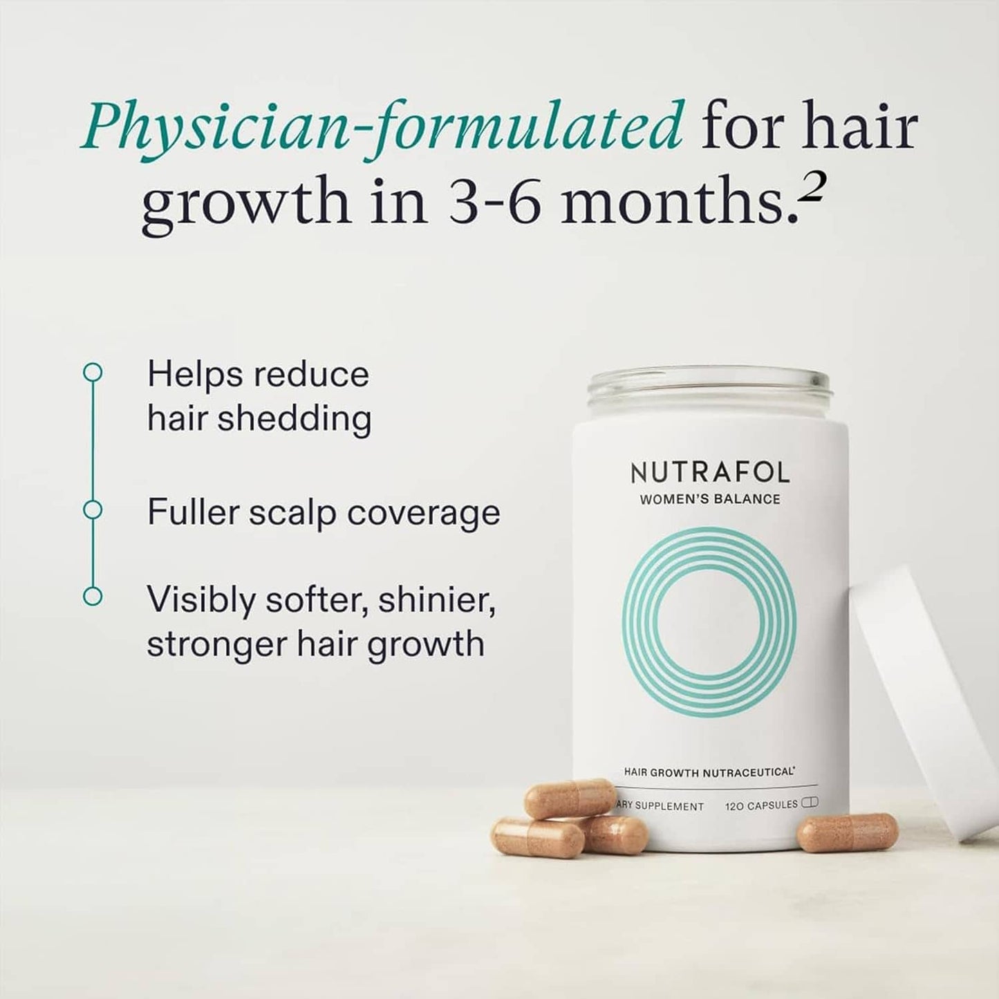 Nutrafol Women's Balance Hair Growth Pack 3-Month Supply - M2G