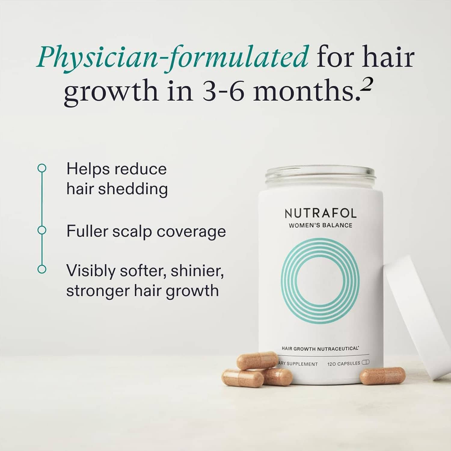 Nutrafol Women's Balance Hair Growth Pack 3-Month Supply - M2G