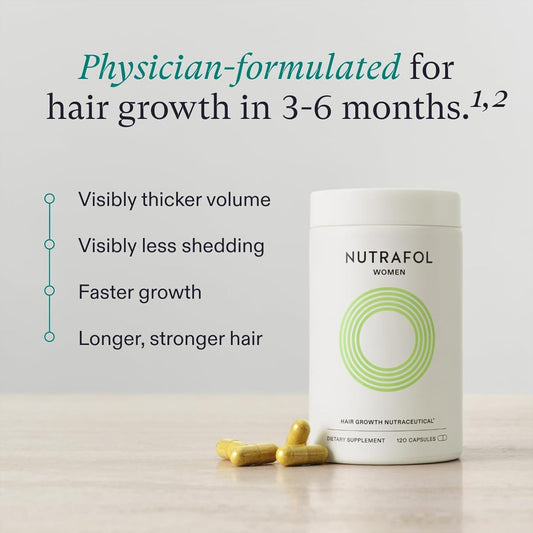 Nutrafol Women's Hair Growth for Thicker, Stronger Hair 3-Month Supply - M2G