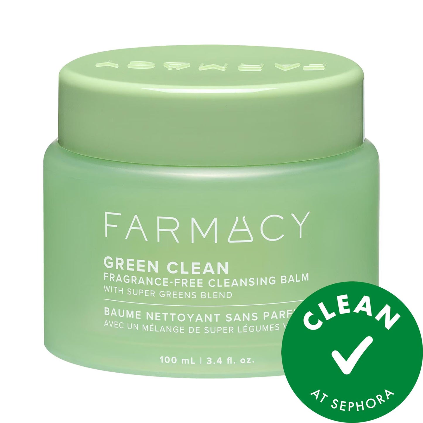 FARMACY Green Clean Makeup Removing Cleansing Balm: Melts Away Waterproof Mascara & SPF, Hydrates, Cruelty-Free