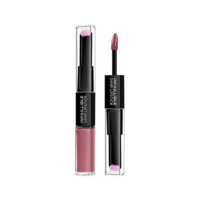 L'Oreal Paris Infaillible 24H Lipstick: Toujours Teaberry -  Long-Lasting Color & Hydration, All-Day Vibrant Moisturizing Lip Color