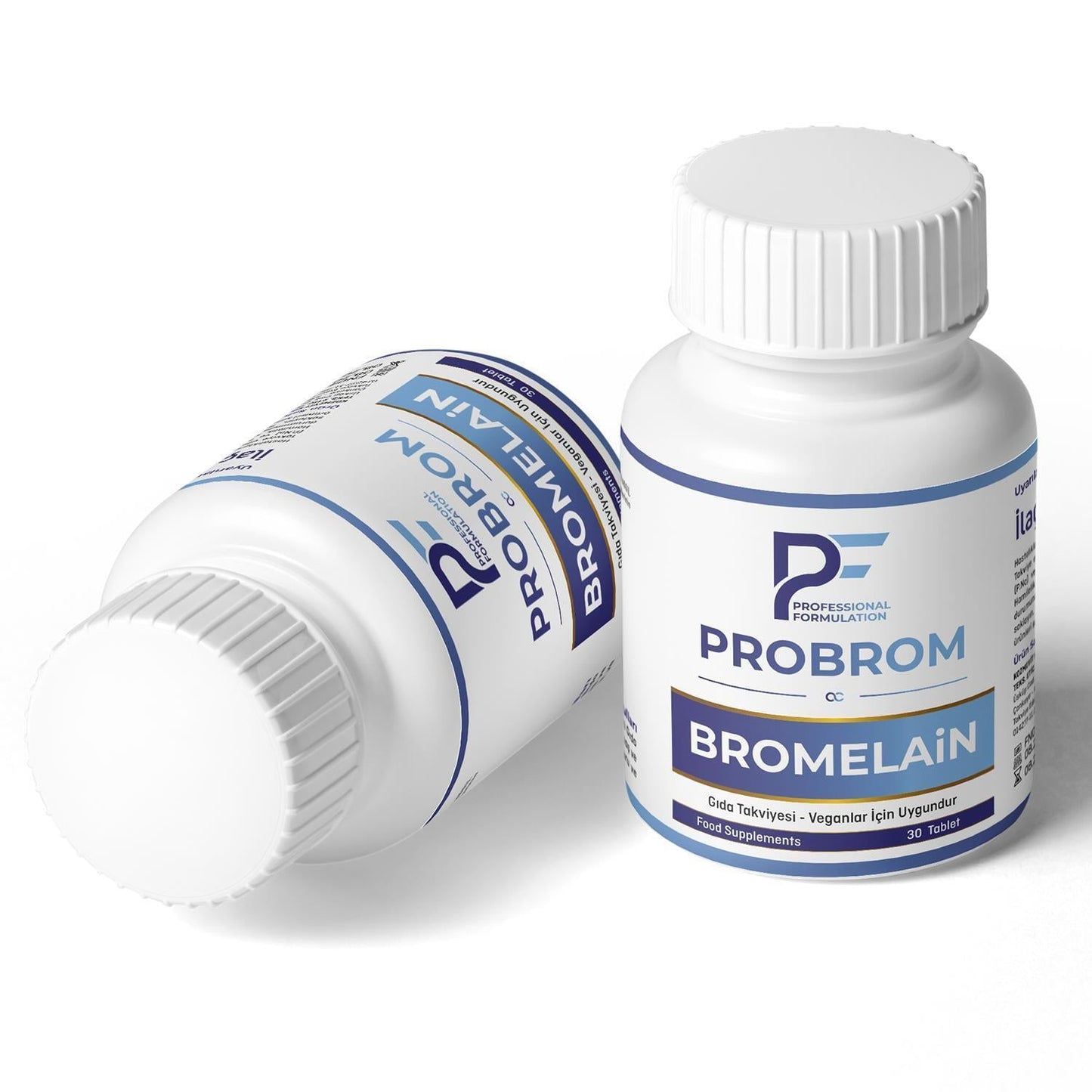 PF ProBrom - Bromelain 500mg Dietary Supplement for Digestive Health - 30 Tablets
