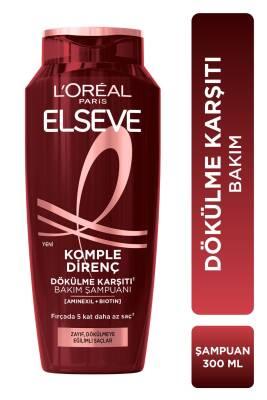Loreal Elseve Anti Hair Loss Shampoo: Komple Diren� with Arginine & Vitamin B5, Strengthens Thinning Hair, 300ml