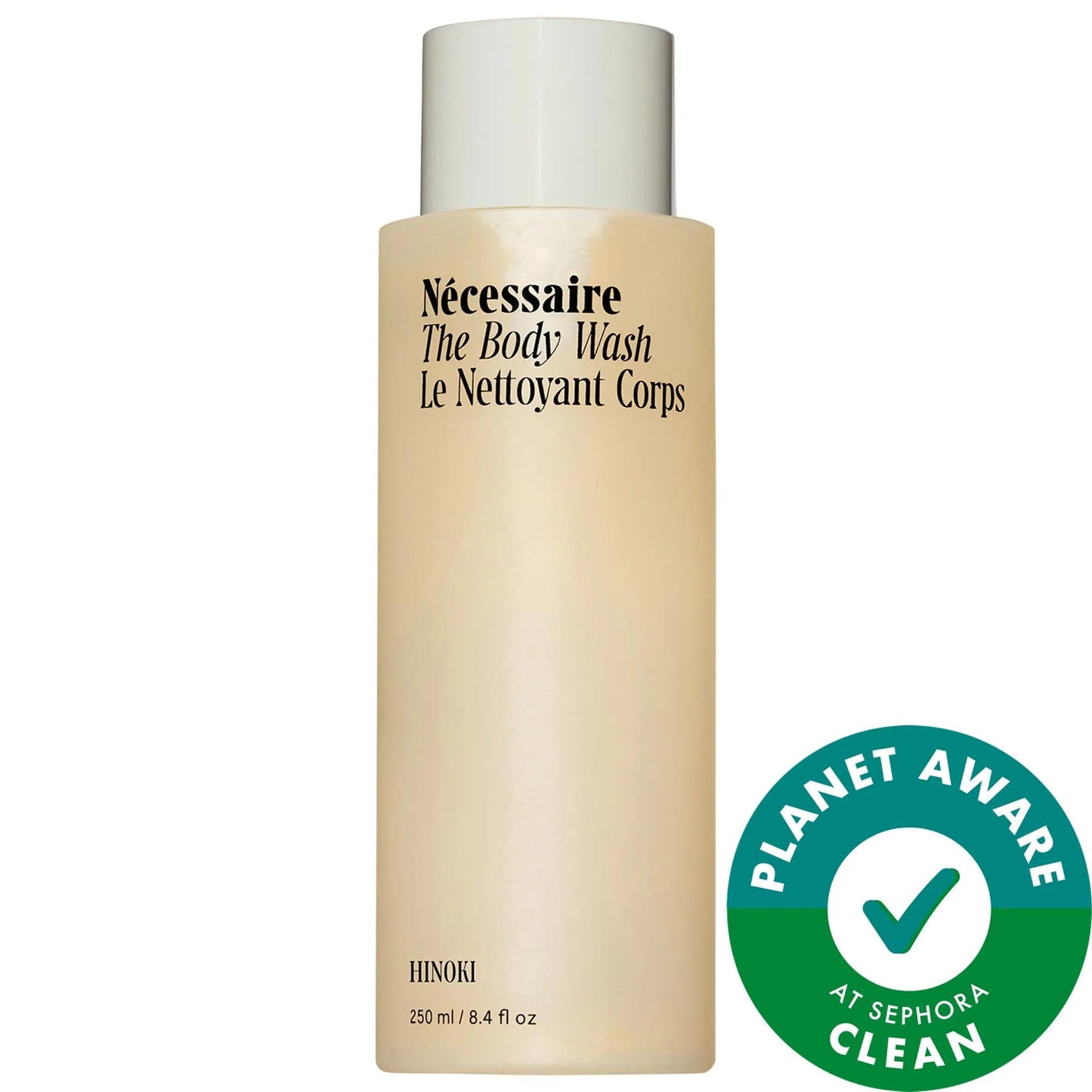 The Body Wash Hinoki - Gentle Exfoliating Body Wash with AHA/BHA/PHA + Resveratrol for Sensitive Skin