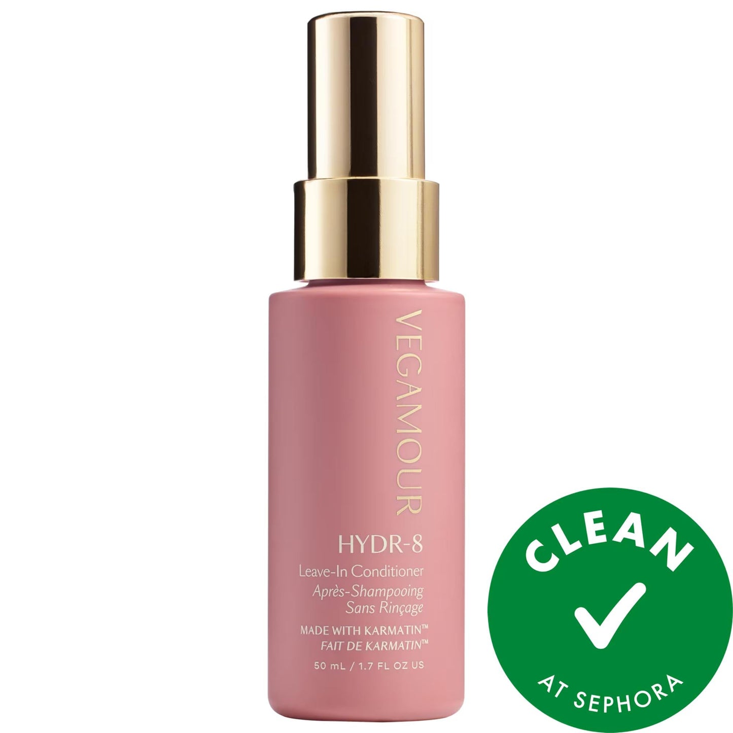HYDR-8 Mini Leave-In Conditioner: Detangles, Reduces Frizz, Heat Protectant - Vegan & Silicone-Free for Hydrated, Smooth Hair Up to 72 Hours.