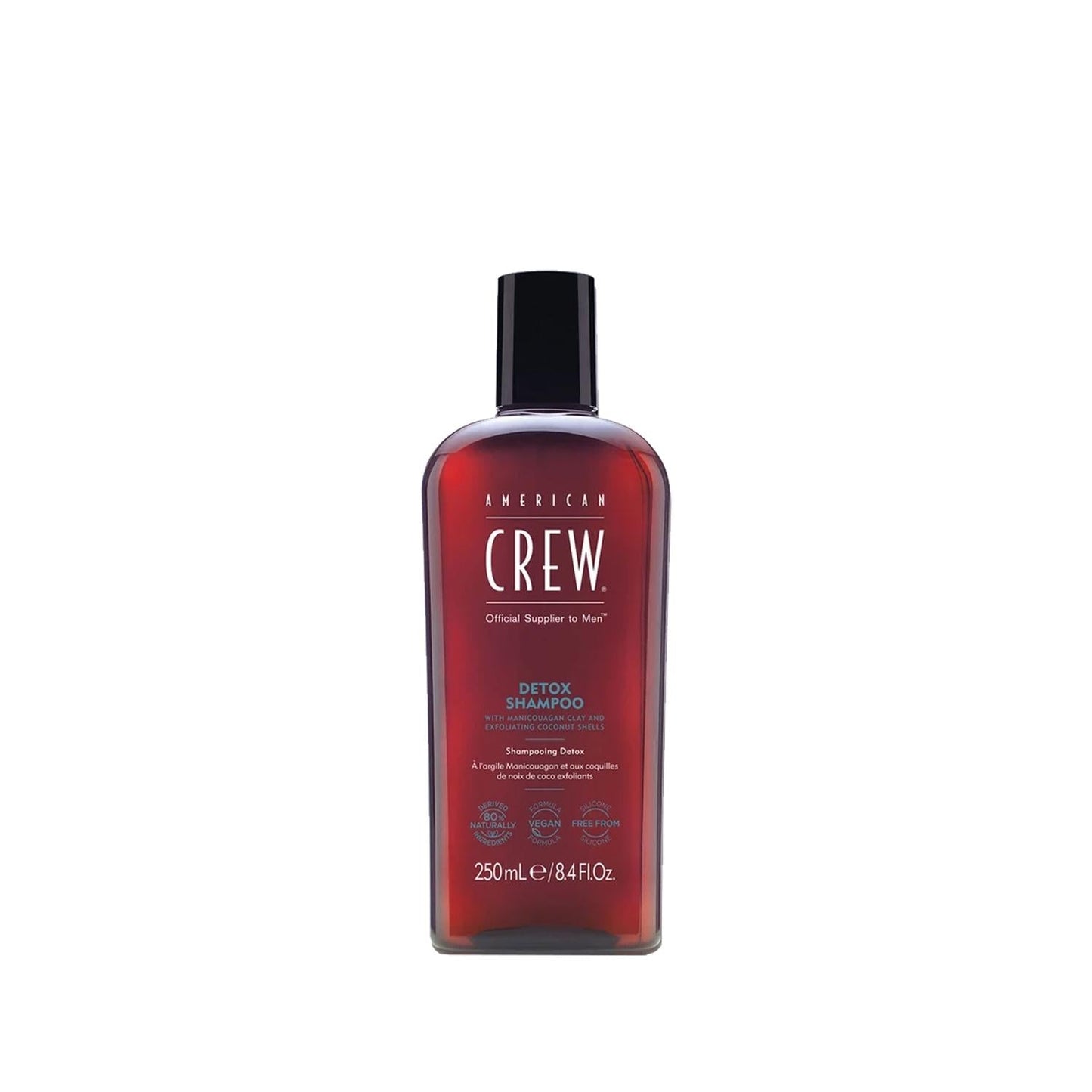 American Crew Detox Shampoo 250ml - Detoxifying Hair Care for Men