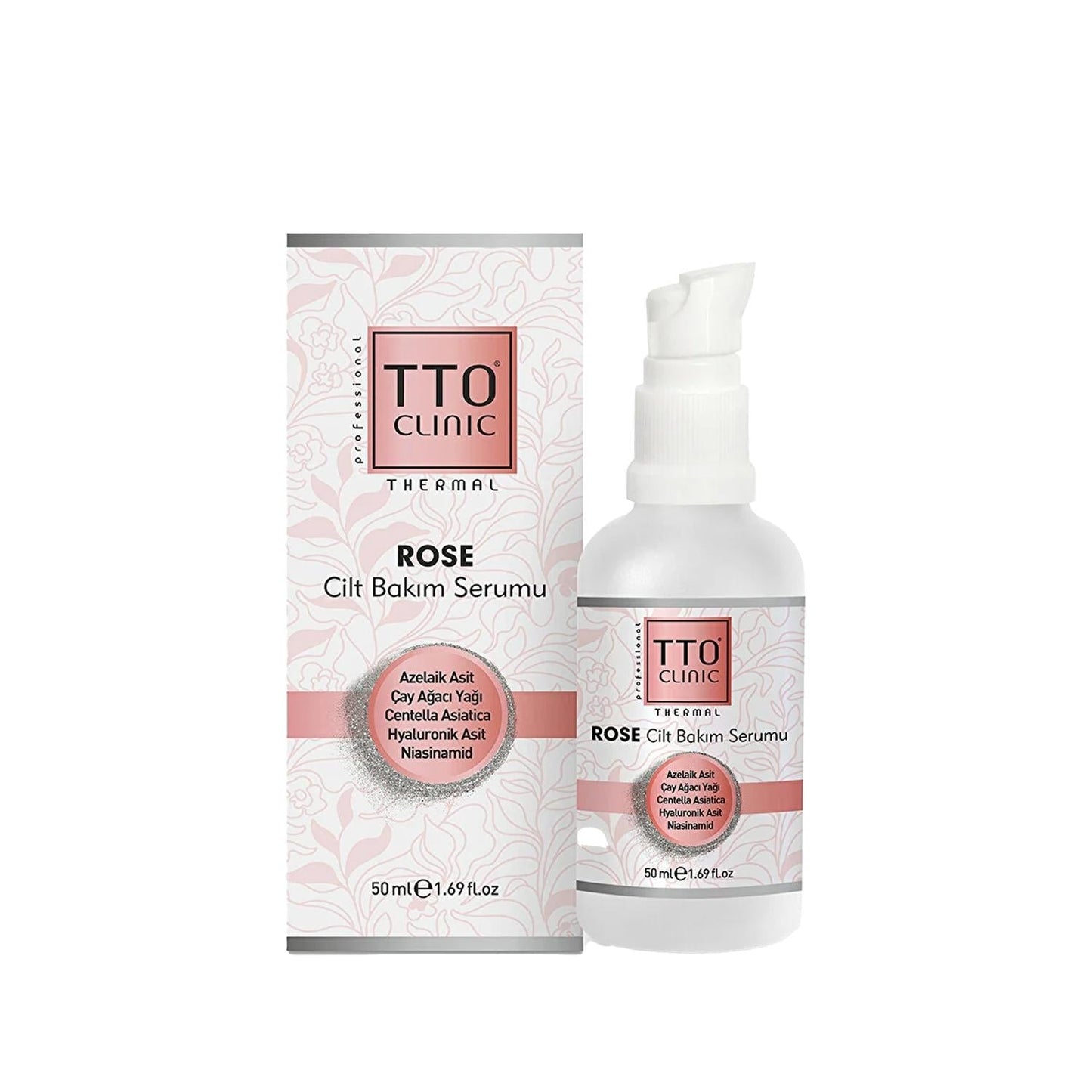 TTO Clinic Rose Skin Care Serum - Nourishing, Soothing, 50ml